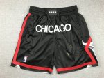 NBA Chicago Bulls 23-24 city just don shorts Noir